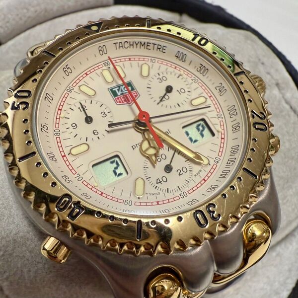 【中古】TAG HEUER タグホイヤー CG1123-0 セルシリーズ アイルトンセナ プロフェッショナル アナデジ 腕時計