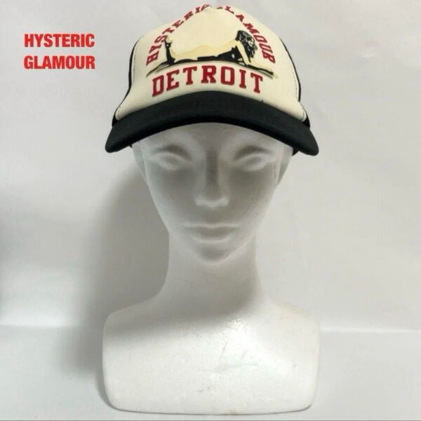 【人気】HYSTERIC GLAMOUR ヒステリックグラマー メッシュキャップ ヒスガール カレッジロゴ 2QH-3450