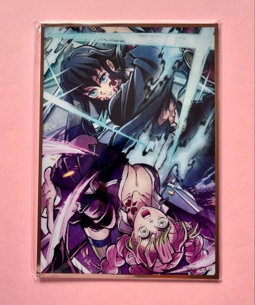 鬼滅の刃 キービジュアルアクリル色紙 刀鍛冶の里編 敵襲編 蜜璃 無一郎