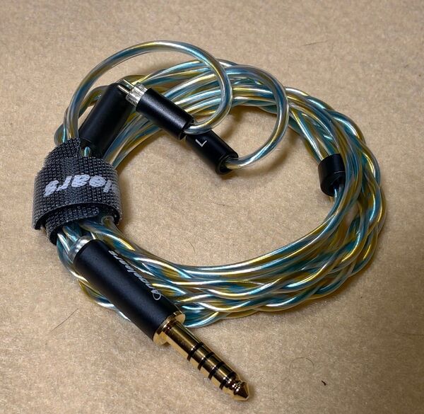 【新品】Angelears Curacao 0.78 2pin 4.4mm 高純度銀メッキ単結晶銅 バランスイヤホンケーブル
