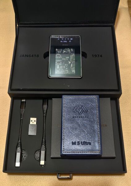 【新品同様】MUSE HiFi M5 ULTRA 真空管搭載DACアンプ.Bluetootuレシーバー