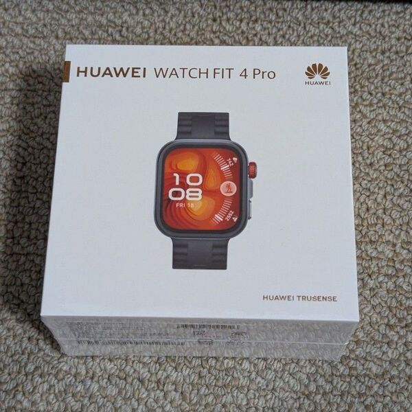 【新品】 HUAWEI WATCH FIT 4 Pro ブラック スマートウォッチ