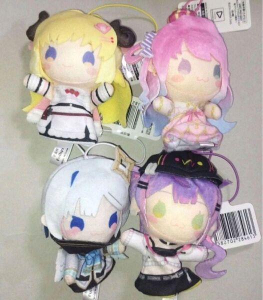 ホロライブプロダクション 指パペットぬいぐるみ 天音かなた 姫森ルーナ 常闇トワ 角巻わため