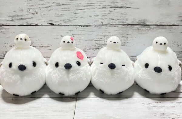 ふくふくシマエナガ なかよしおやこ ぬいぐるみ