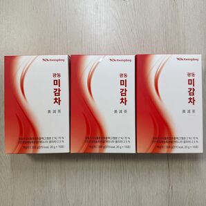 KWANGDONG クァンドン 美減茶 15包×3箱 合計45包