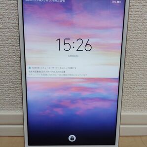 【simロック解除済】 NTT docomo ドコモ d-02K dtab Compact ゴールド 金 android 9.0
