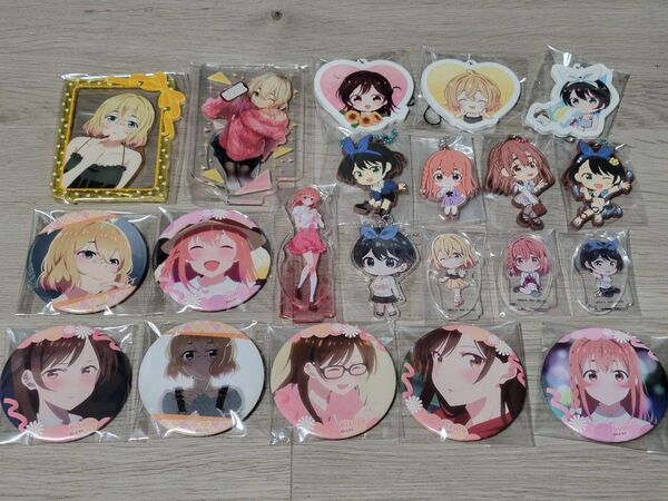 彼女、お借りします アクスタ アクキー ラバスト 缶バッジ まとめ売り
