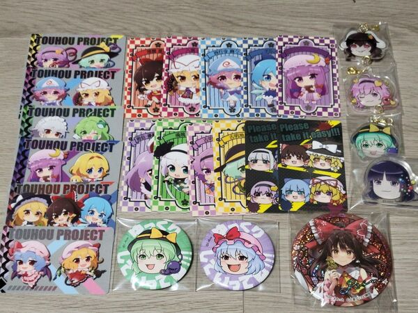 東方Project カード 缶バッジ チャーム まとめ売り