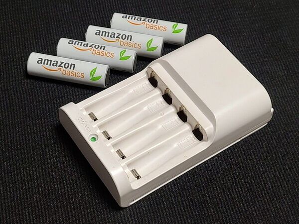 ■ SANYO 充電器 NC-TG1 ■ amazon basics 単3形 充電式ニッケル水素電池