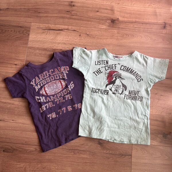 デニムダンガリー Tシャツ 2枚