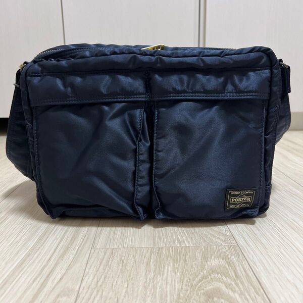 PORTER TANKER SLING BAG W zip L