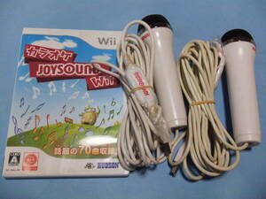 ★Wii＿＿＿カラオケJOYSOUND Wii+USBマイク　まとめて 2個　JOYSOUND＿＿＿