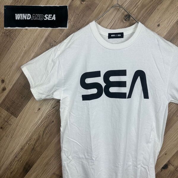 WIND AND SEA SEA ウィンダシー 半袖tシャツ 両面ロゴ 古着 ユニセックス