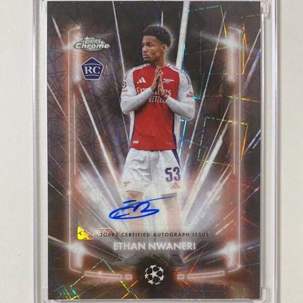 Topps Chrome TOPPS アーセナル NWANERI ヌワネリ RC 直筆サイン