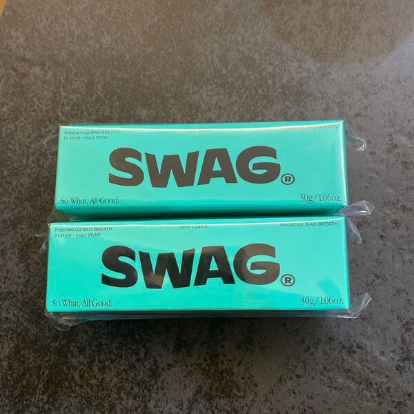 SWAG スワッグトゥースペースト 歯磨き粉 30g×2本 VOCE雑誌付録