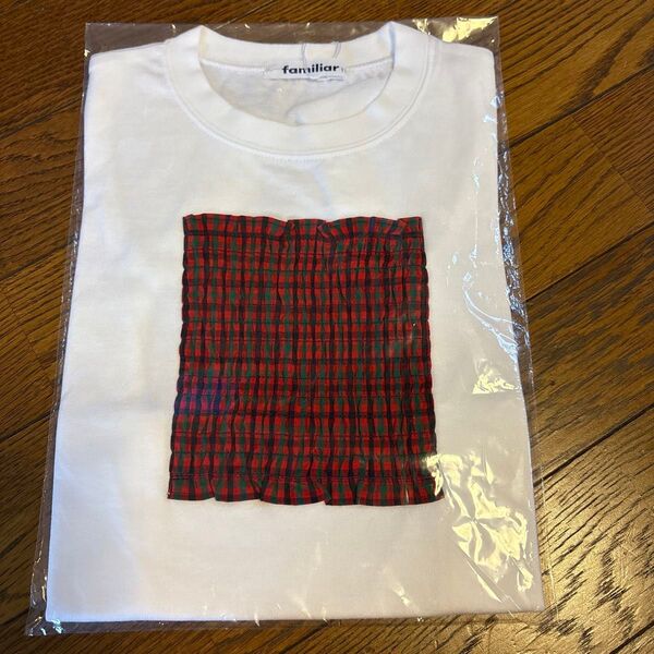新品・未開封 ファミリア Tシャツ 110 ホワイト