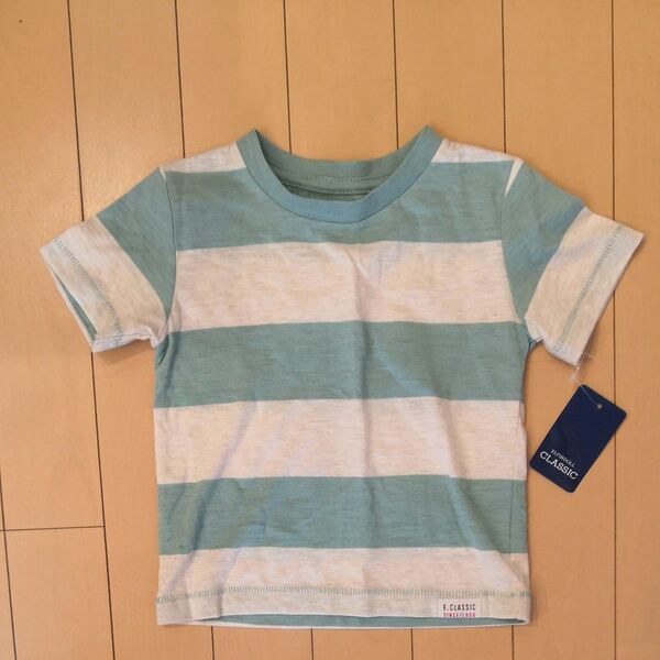 【新品・未使用】キッズ ベビー 半袖Tシャツ ボーダー