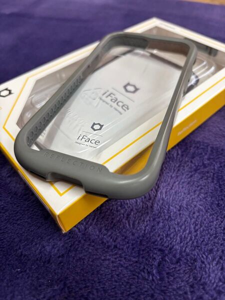 iFace iPhone13 mini Reflection アイフェイス スマホケース リフレクション カーキ 強化ガラス