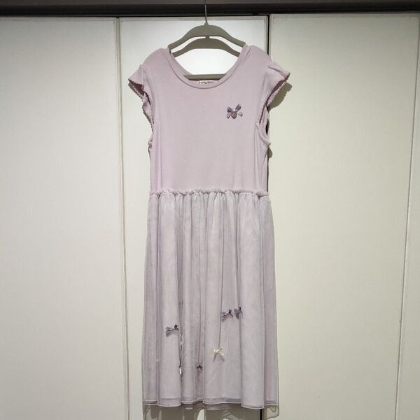 美品☆anyFAM チュールスカートワンピース 150cm 女の子