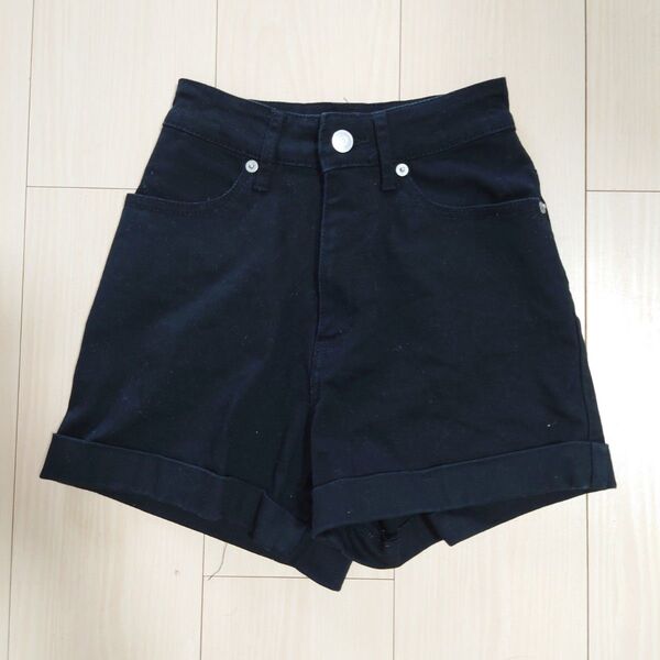 WEGO STANDARD ウィゴー ブラックショートパンツ XS 黒