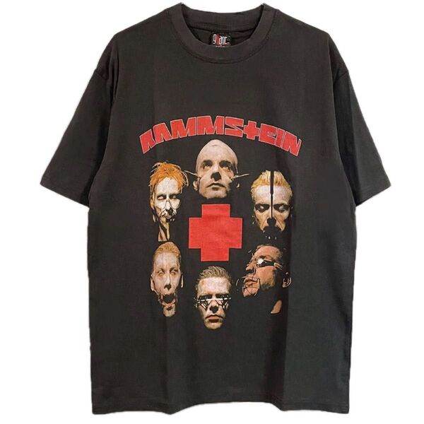 rammstein ラムシュタイン ロック バンド メタル tシャツ Lサイズ