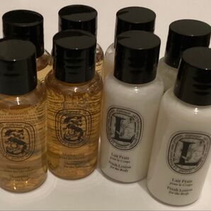 【週末セール】ディプティック(diptyque)アメニティ(シャンプー、コンディショナー、シャワージェル、ローション)セット 新品
