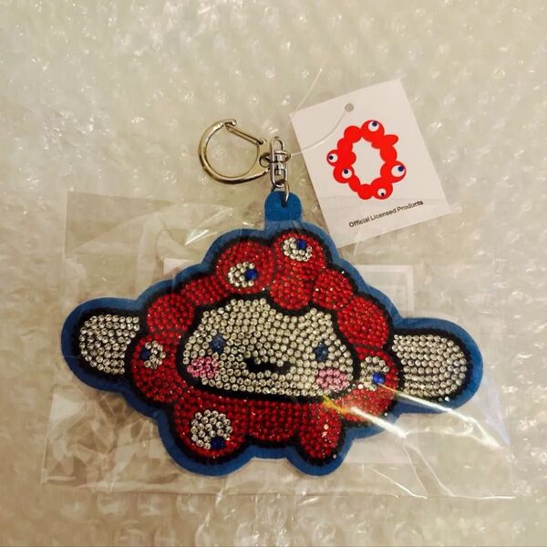 ミャクミャク サンリオ キラキラレザーキーホルダー シナモロール