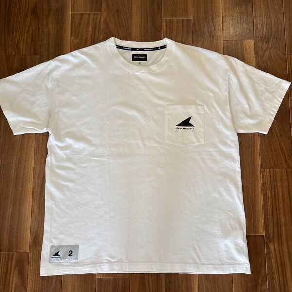 DESCENDANT CETUS SS TEE Tシャツ サイズ2 ホワイト