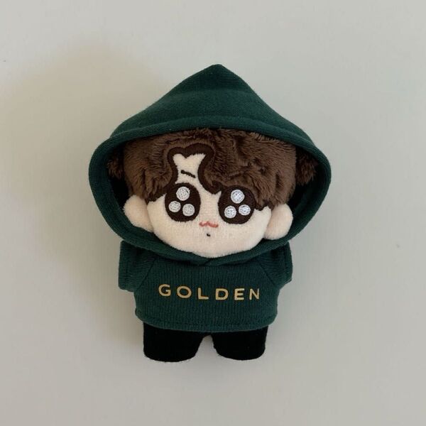 BTS グク トゥギ 10cm サイズ ぬいぐるみ コスチューム セットアップ JUNG KOOK 服 GOLDEN ゴールデン