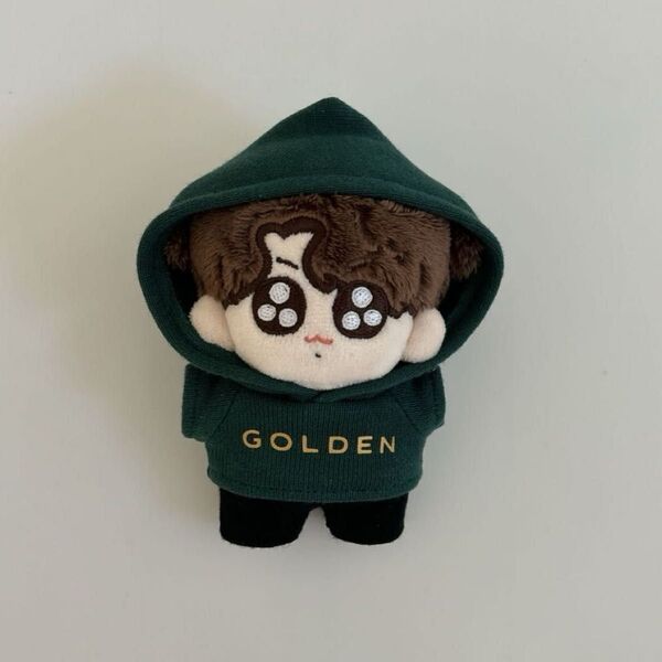 BTS グク トゥギ 10cm サイズ ぬいぐるみ コスチューム セットアップ JUNG KOOK 服 GOLDEN ゴールデン