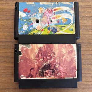 ラベル状態難 ツインビー グーニーズ 2本セット ファミコン