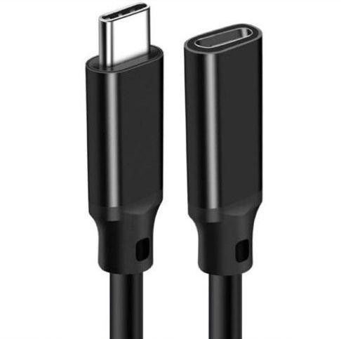 【新品未使用】 USB-C & USB-C 延長ケーブル 0.5M Type-c 延長ケーブル 0.5m ブラック 黒