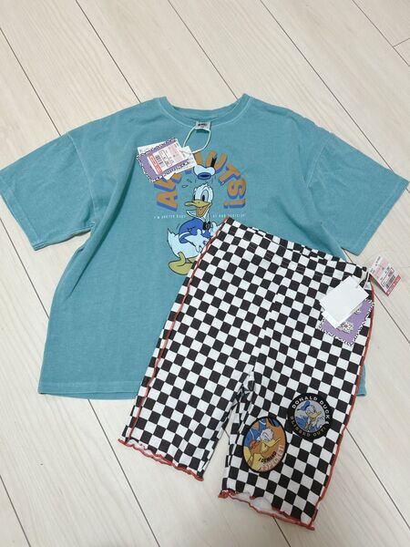 《新品》しまむら Littc リトシー 新作 ドナルド 上下セット 120