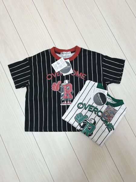 《新品》しまむら RRmoment ルルモーメント 2枚セット 100 Tシャツ 半袖