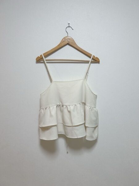 《新品》しまむら choco ダンフリルビスチェ L
