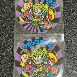 ブラックゼウス 丸型BIGビックリマンカード 2枚セット