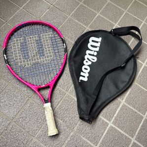 テニスラケット ウィルソン ラケット Wilson テニスラケット ピンク キッズ子ども用