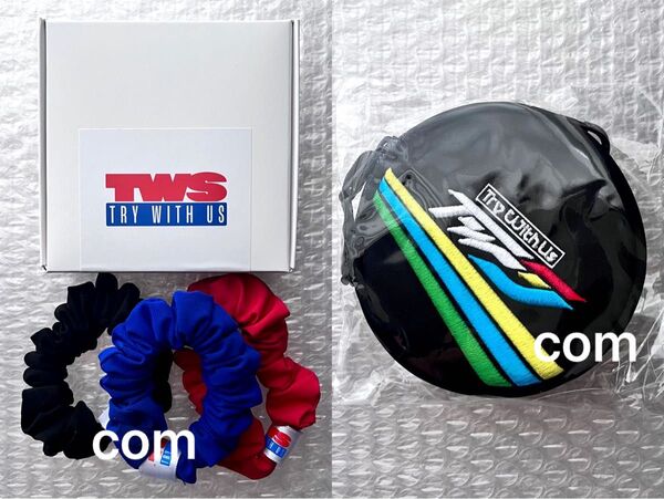 TWS TRY WITH US ポップアップ スクランチ ミニポーチ 新品未使用 セット