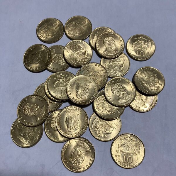 チリ 硬貨 10センテシモ まとめ売り