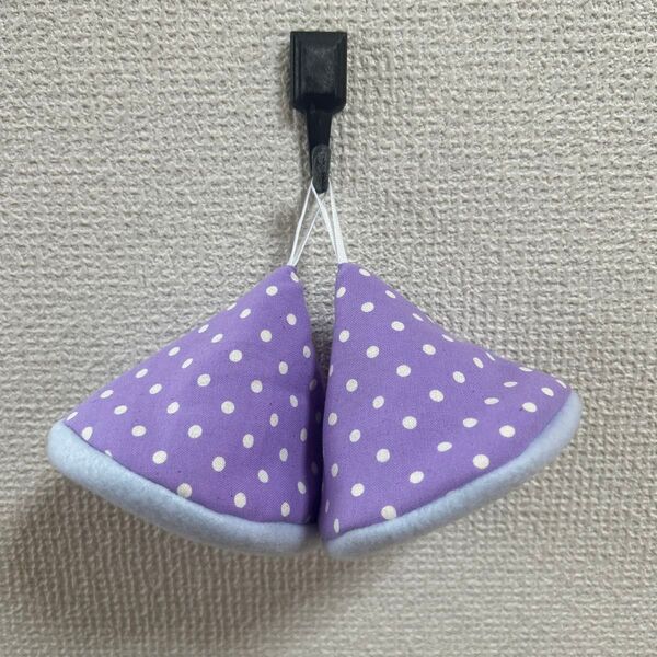 ハンドメイド 三角鍋つかみ2個セット ミトン