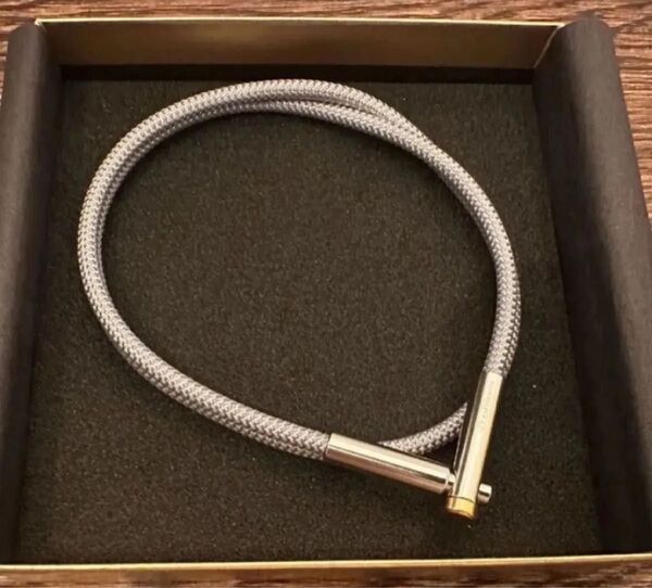 ファイテン 磁気チタンネックレス メタルトップ Vタイプ シルバー 50cm