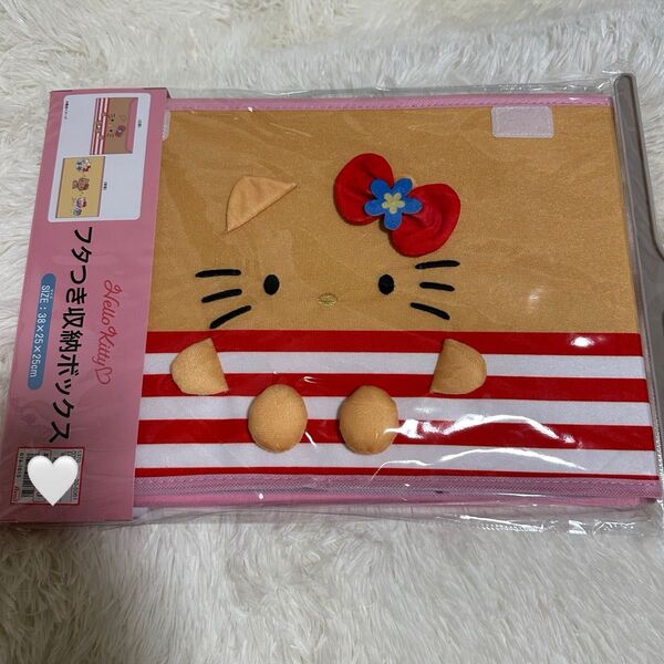 日焼けキティ フタ付き収納ボックス ハローキティ サンリオ アベイル しまむら Hello kitty 収納