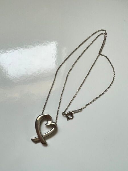 ティファニー ラビングハート ネックレス シルバー 925 TIFFANY SV925 アクセサリー ペンダント