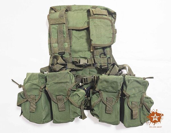 ロシア軍 smersh スメルシュ チェストリグ AKタイプ オリーブ OD 新品未使用