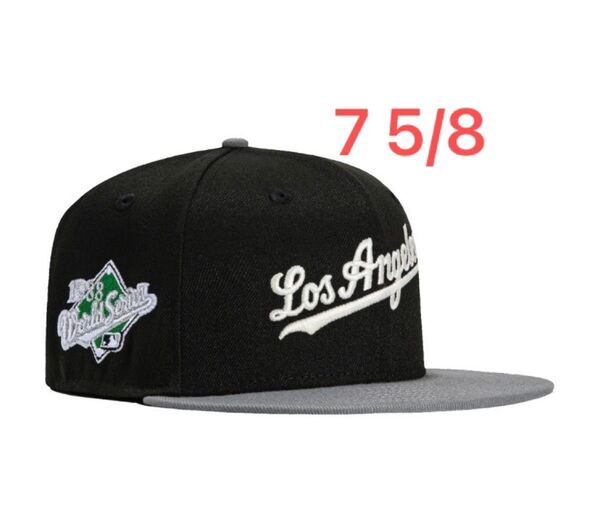 海外限定 7 5/8 LOS ANGELES DODGERS 1988 WORLD SERIES new era 59/50