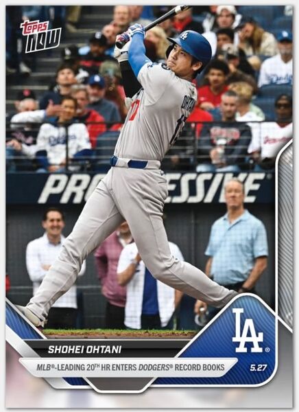 大谷翔平 now Topps MLB Shohei ドジャース Ohtani TOPPS OHTANI card