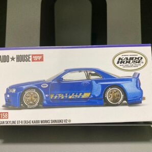 MINI GT KAIDO HOUSE GT-R R34 新宿 V2