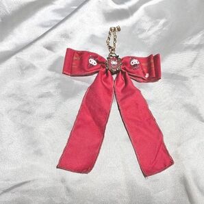 【極美品】しまむら 青木美沙子 リボンチャーム ハローキティ 赤色 サンリオ 推し活