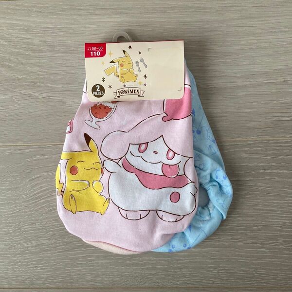 ポケモン 女の子 ショーツ パンツ ピカチュウ 2枚セット 110 新品・未使用