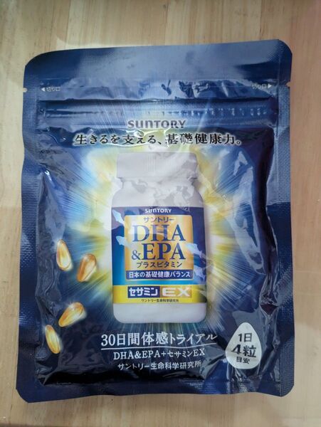 SUNTORY 30日間体感トライアル DHA&EPA+セサミンEX 120粒入 1袋